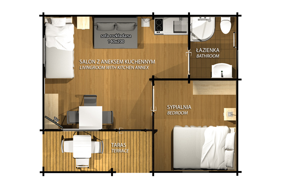 Ground-Floor Holiday Cottage 32